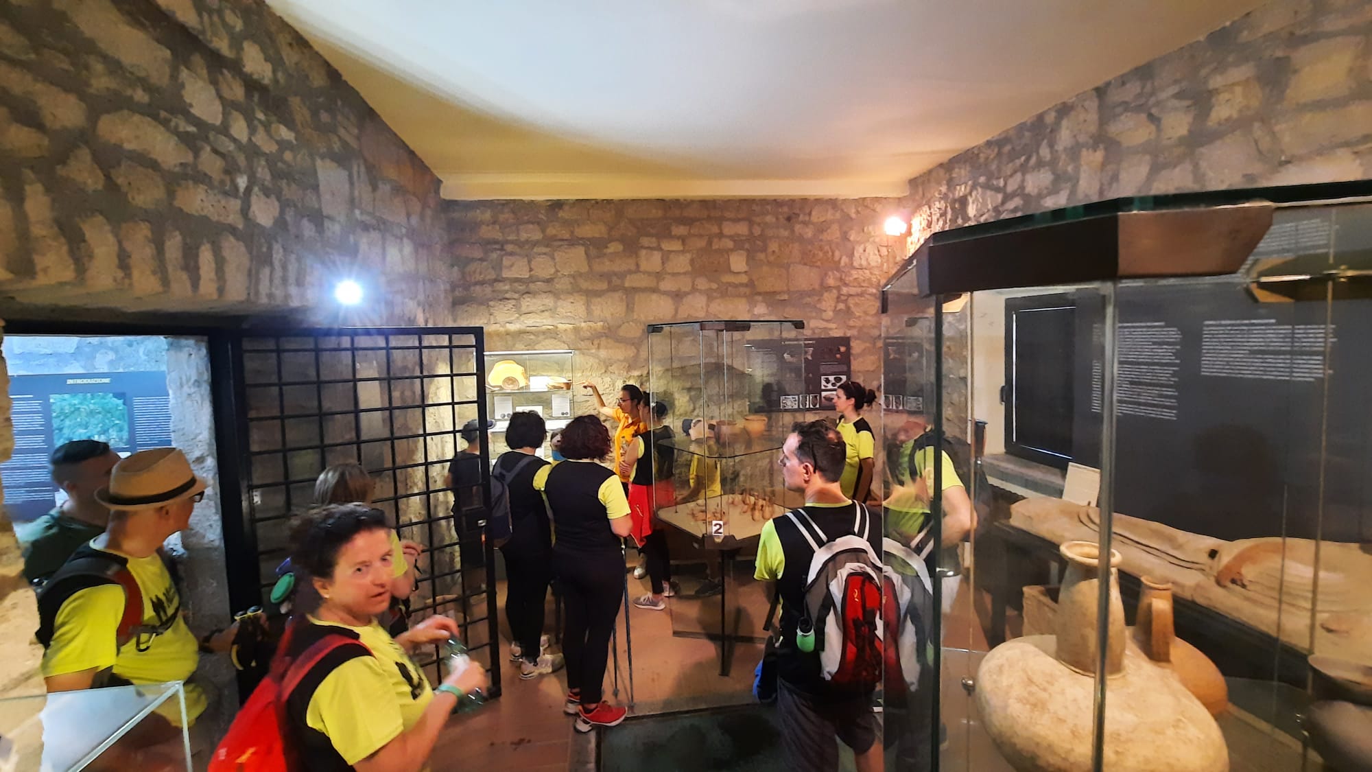 Apertura e visita guidata dell'antiquarium comunale durante la Maternum Marathon